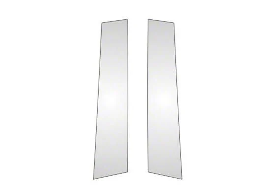 Door Pillar Post Trim Set; Chrome ABS 2 Pieces (04-08 F-150)