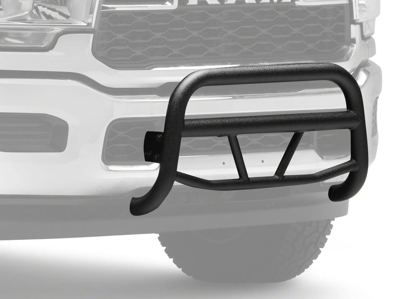 Max T Bull Bar; Textured Black (19-24 RAM 3500)