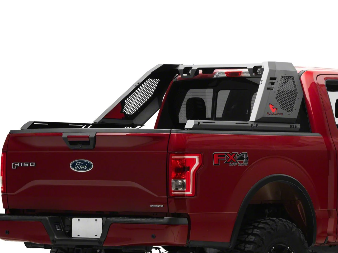 Vigor Roll Bar with LED Cube Lights; Black (07-26 Sierra 1500)