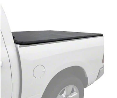 Tonneau Cover; Black Vinyl 1 Pieces 5.5ft bed TRIFOLD (14-18 Sierra 1500)