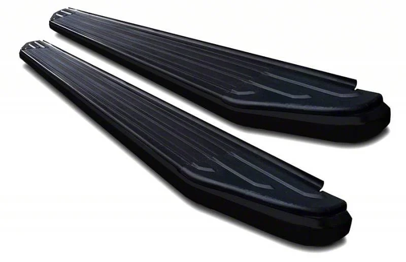 Peerless Running Boards; Black (20-26 Sierra 2500 HD Crew Cab)