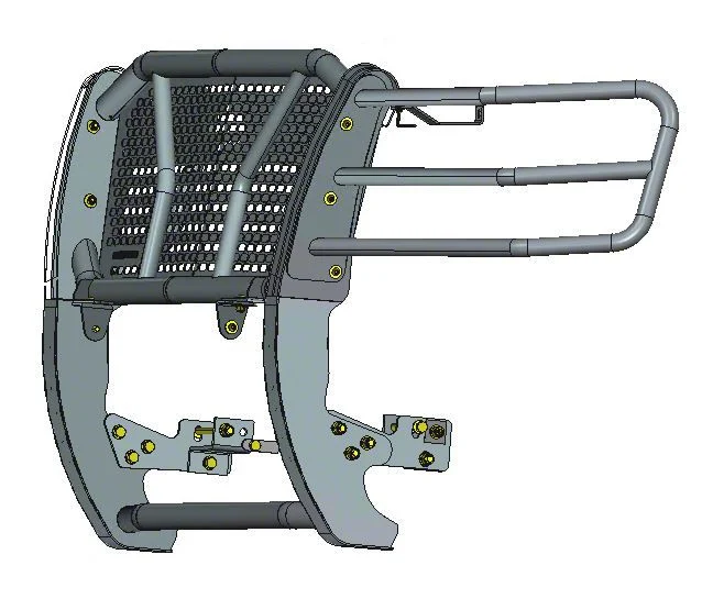 Rugged Heavy Duty Grille Guard; Black (07-13 Silverado 1500)
