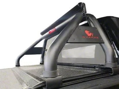 Classic Roll Bar with 50-Inch LED Light Bar; Black (07-26 Silverado 2500 HD)
