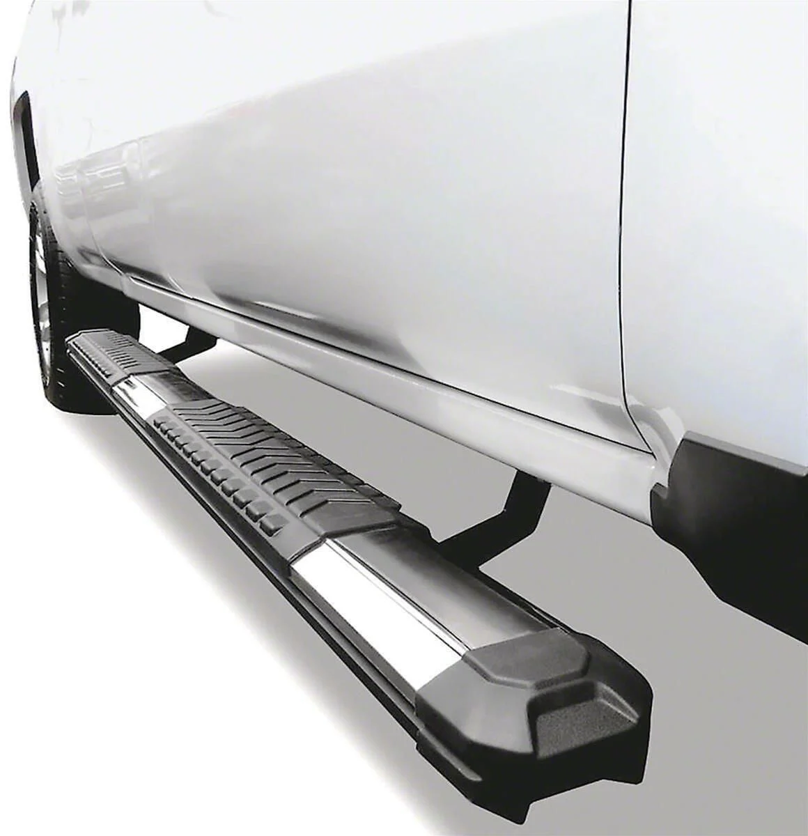 Cutlass Running Boards; Polished Aluminum (20-26 Silverado 2500 HD Double Cab)