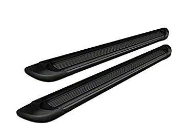 Transporter Running Boards; Black (07-19 Silverado 2500 HD Extended/Double Cab)