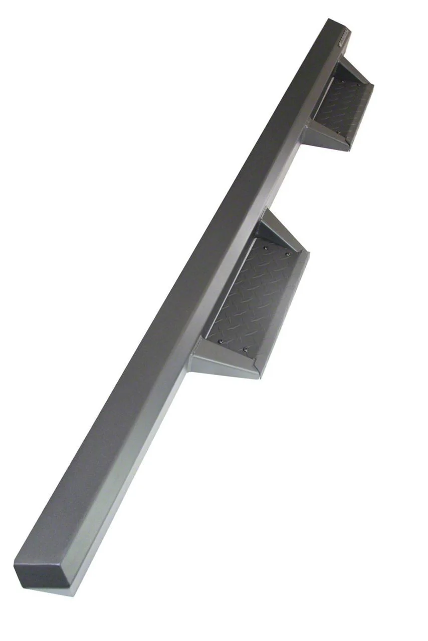 Impact Side Step Bars; Black (20-26 Silverado 3500 HD Crew Cab)