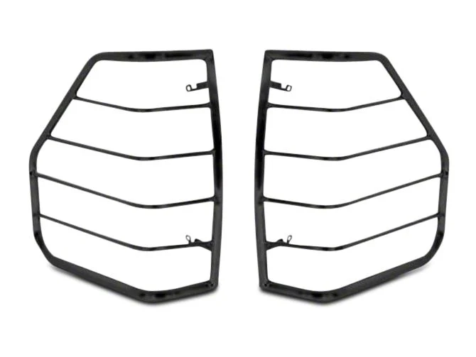 Tail Light Guards; Black (02-08 RAM 1500)