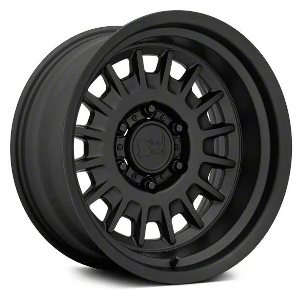 Black Rhino Aliso Matte Black 6-Lug Wheel; 17x9; -38mm Offset (07-14 Tahoe)