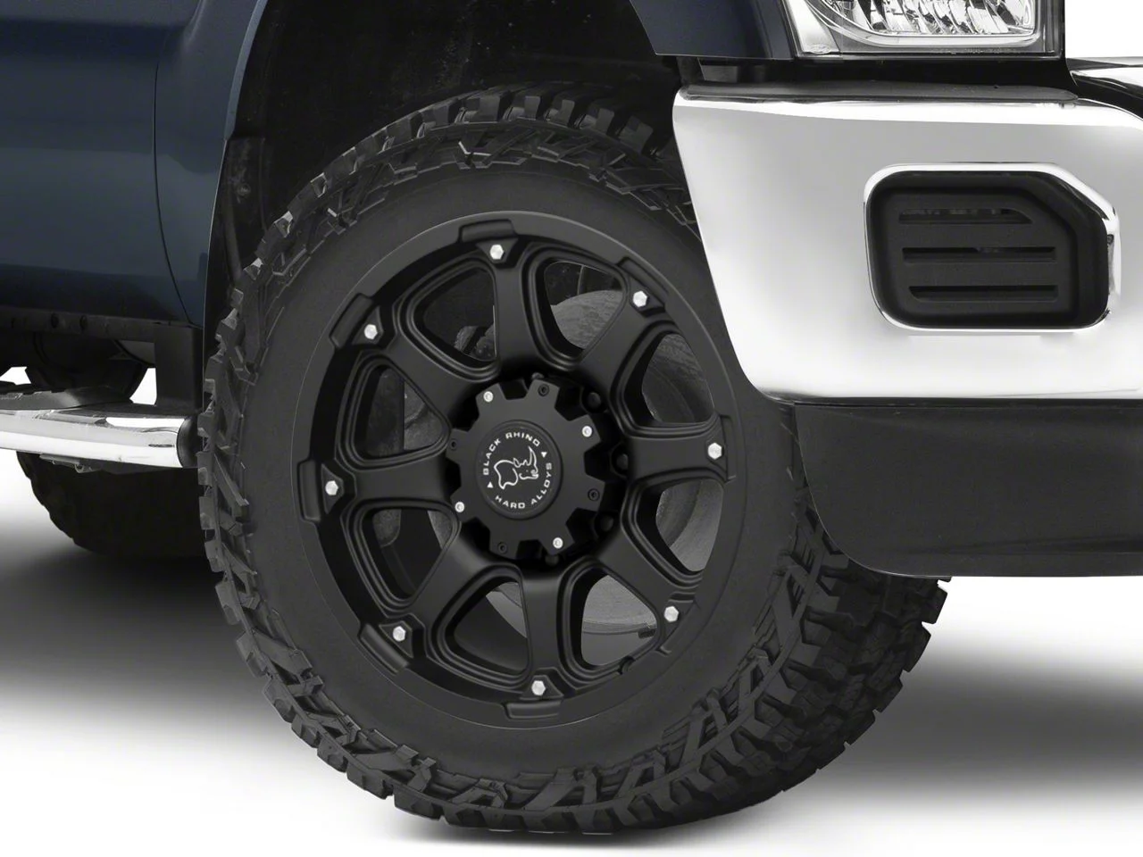 Black Rhino Glamis Matte Black 8-Lug Wheel; 20x9; 12mm Offset (11-16 F-350 Super Duty SRW)