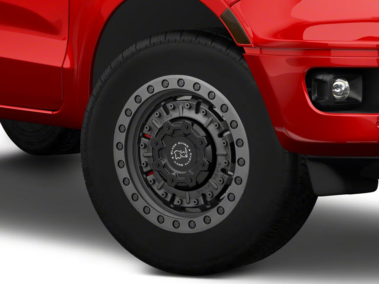 Black Rhino Abrams Textured Matte Gunmetal 6-Lug Wheel; 18x9.5; 12mm Offset (19-23 Ranger)