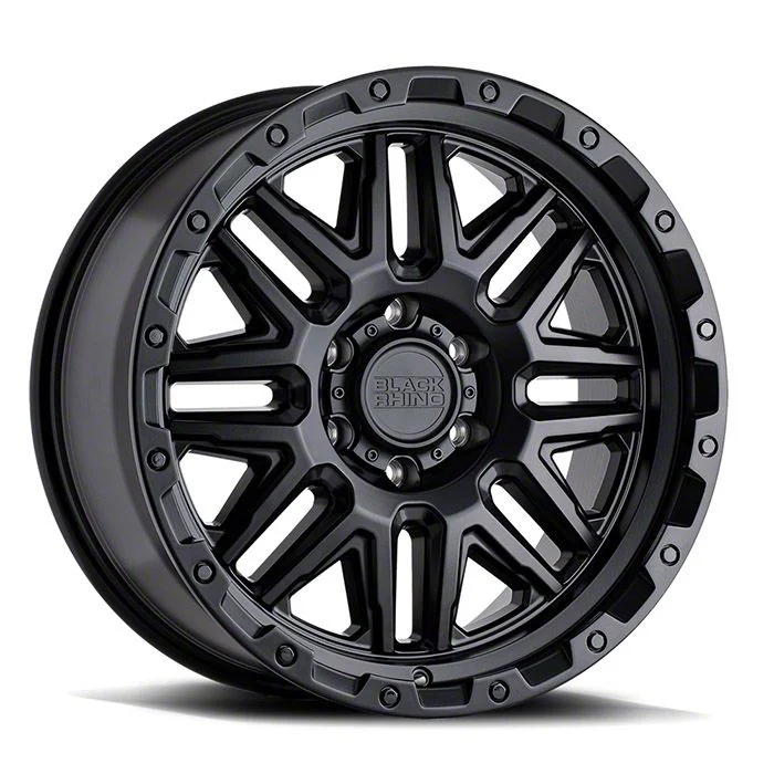 Black Rhino Alamo Matte Black with Black Bolts 6-Lug Wheel; 17x9; 12mm Offset (19-23 Ranger)