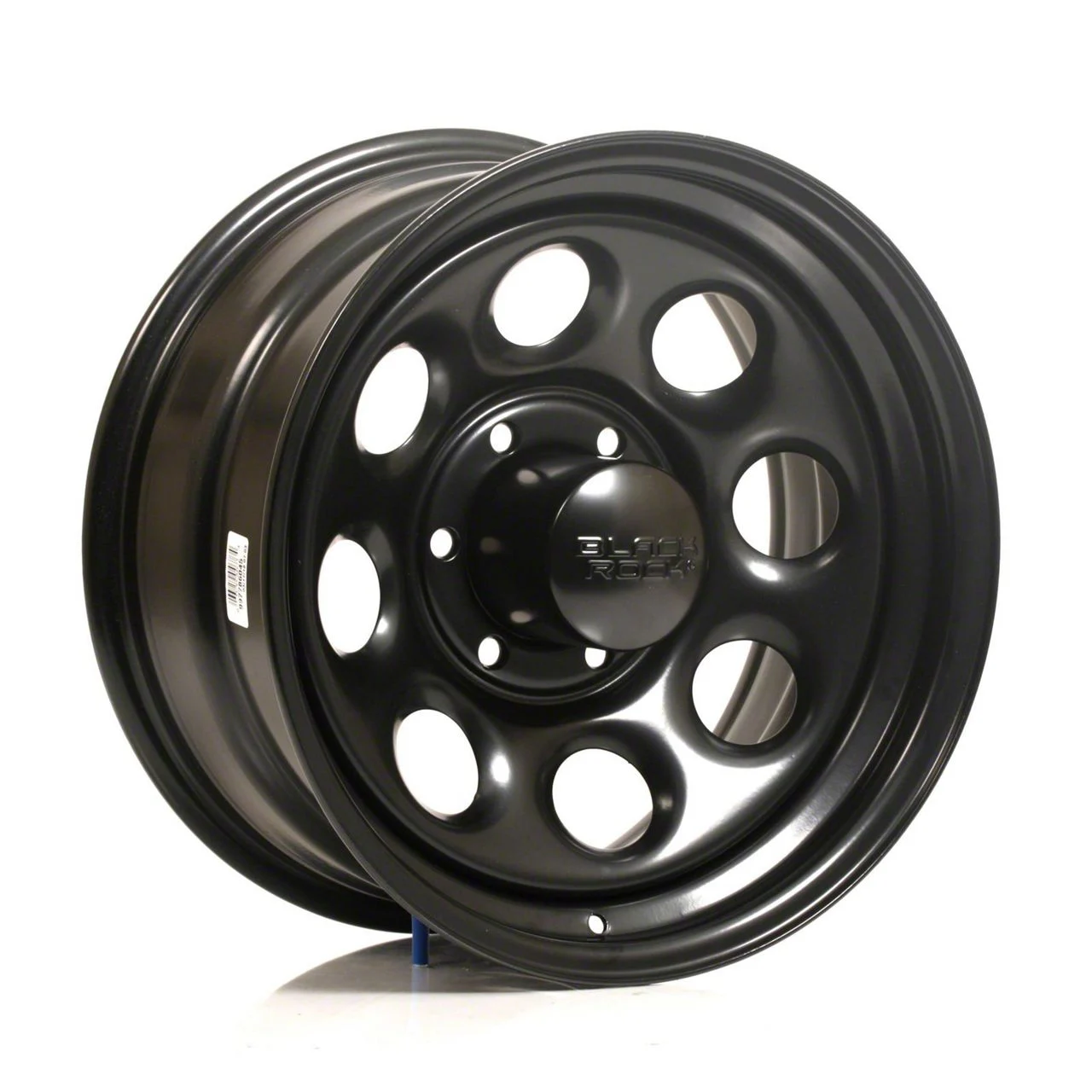 Black Rock Wheels Type 8 Matte Black 6-Lug Wheel; 17x8; 0mm Offset (15-20 Yukon)
