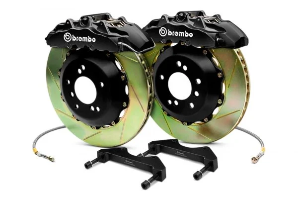Brembo GT Black Front Slotted Brake Kit 355x32mm - 07-08 Infiniti G35 / 08-13 G37, 09-16 Nissan 370Z