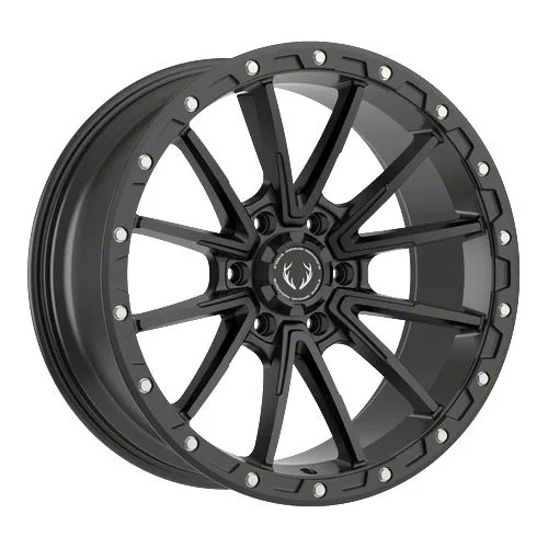 Blackhorn Offroad BH04 Matte Black 6-Lug Wheel; 20x9; 0mm Offset (07-14 Tahoe)