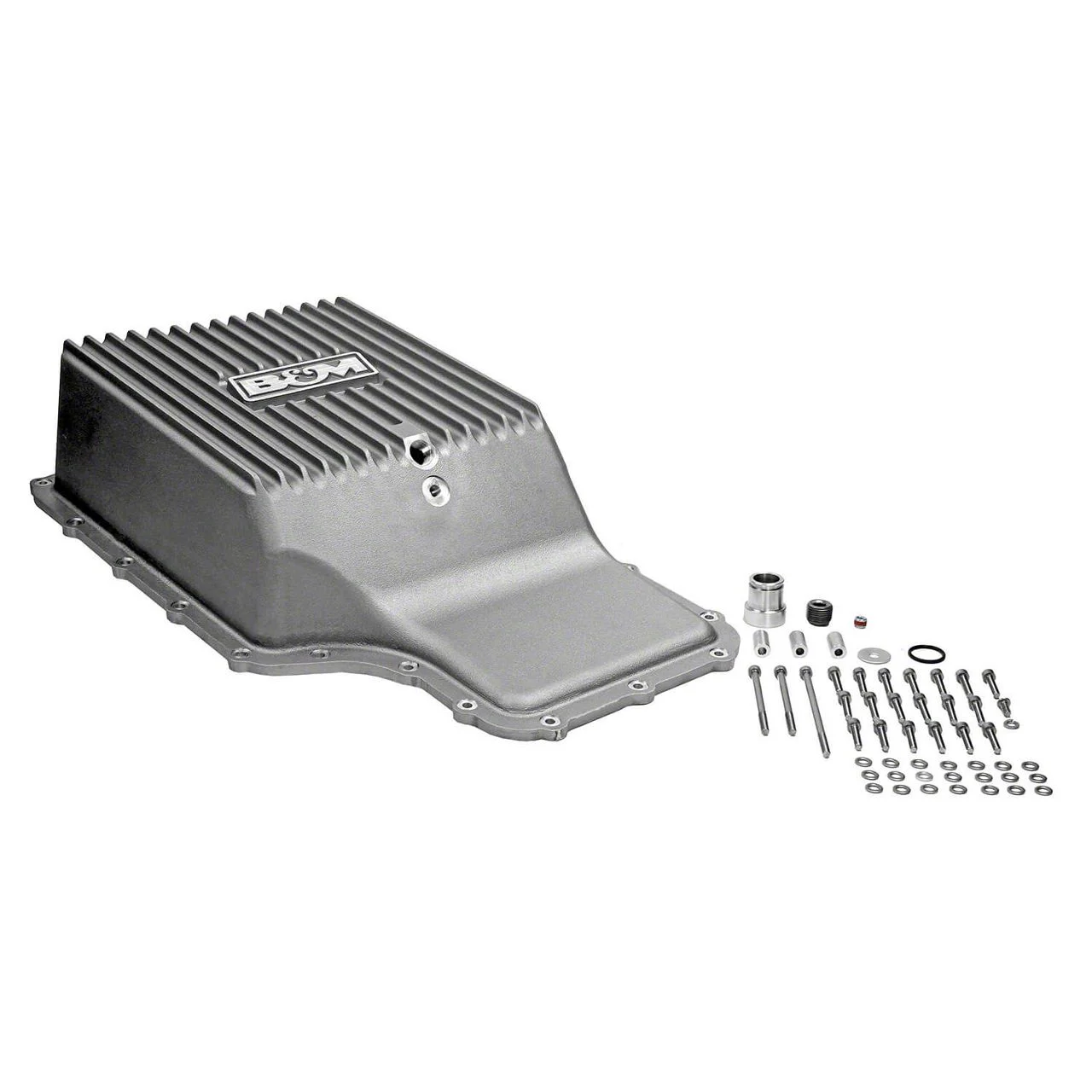B&M 6R140 HI-TEK Deep Transmission Pan; Natural (11-22 F-250 Super Duty)
