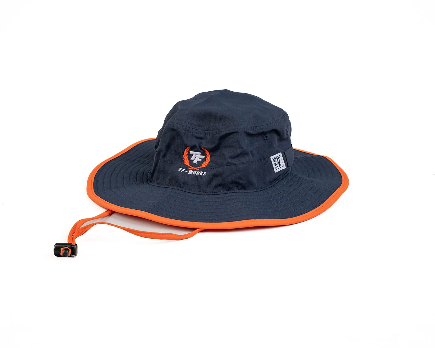 TF-Works Ultralight Booney Hat - Blue + Orange Rim