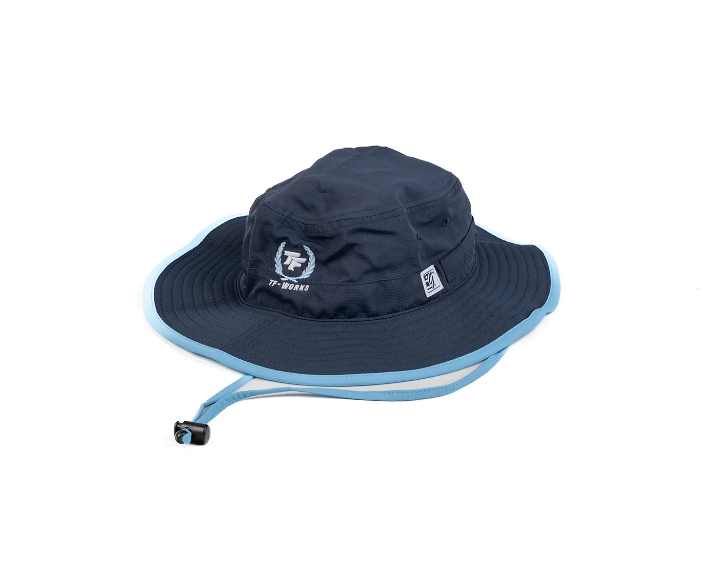 TF-Works Ultralight Booney Hat - Navy Blue + Baby Blue Rim