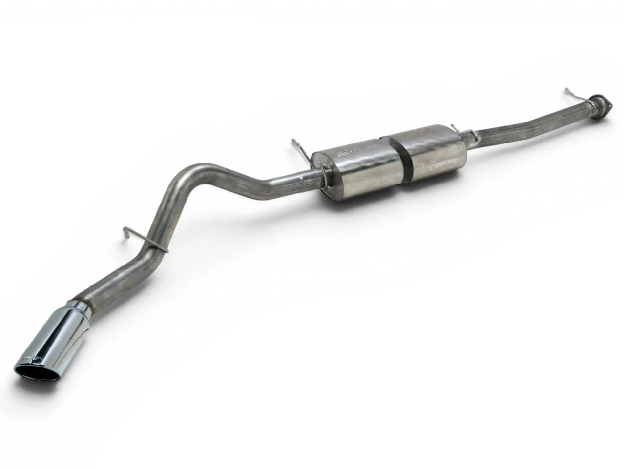 Borla S-Type Single Exhaust System with Chrome Tip; Side Exit (20-26 6.6L Gas Sierra 2500 HD)