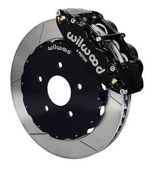 Wilwood Forged Narrow Superlite 6R Big Brake Front Brake Kit (Hat) - 17" Min Wheel Dia. - 6 Piston - Slotted Rotor - Nissan 350Z
