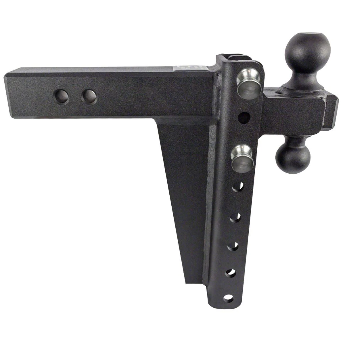 BulletProof Hitches Heavy Duty 2.50-Inch Receiver Hitch Ball Mount; 10-Inch Drop/Rise (Universal; Some Adaptation May Be Required)