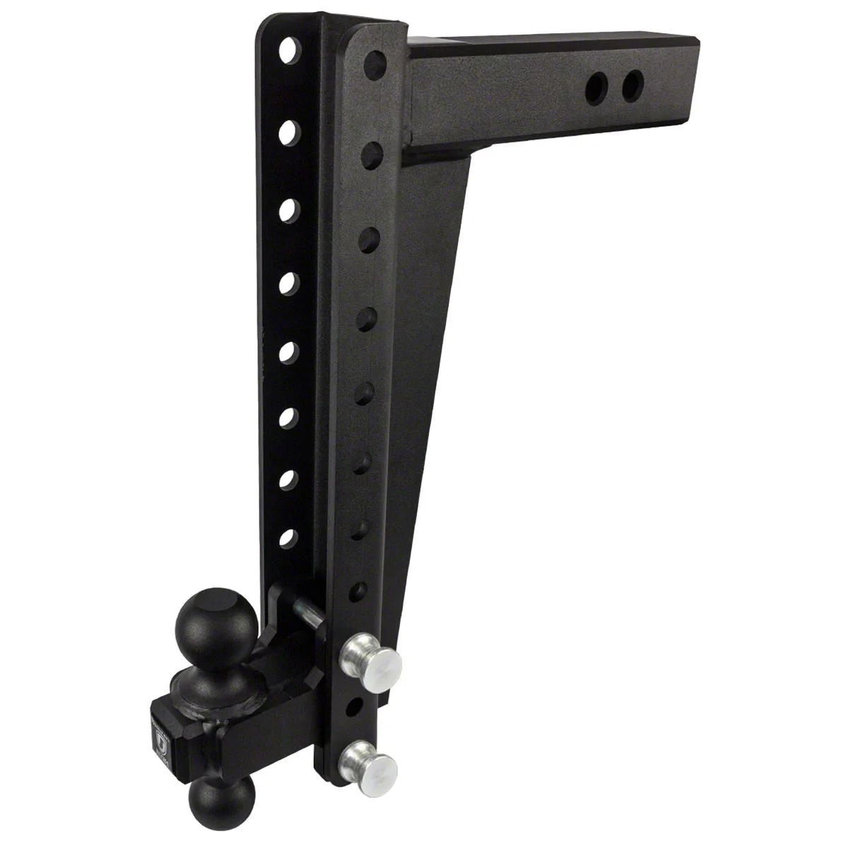 BulletProof Hitches Heavy Duty 2.50-Inch Receiver Hitch Ball Mount; 16-Inch Drop/Rise (Universal; Some Adaptation May Be Required)