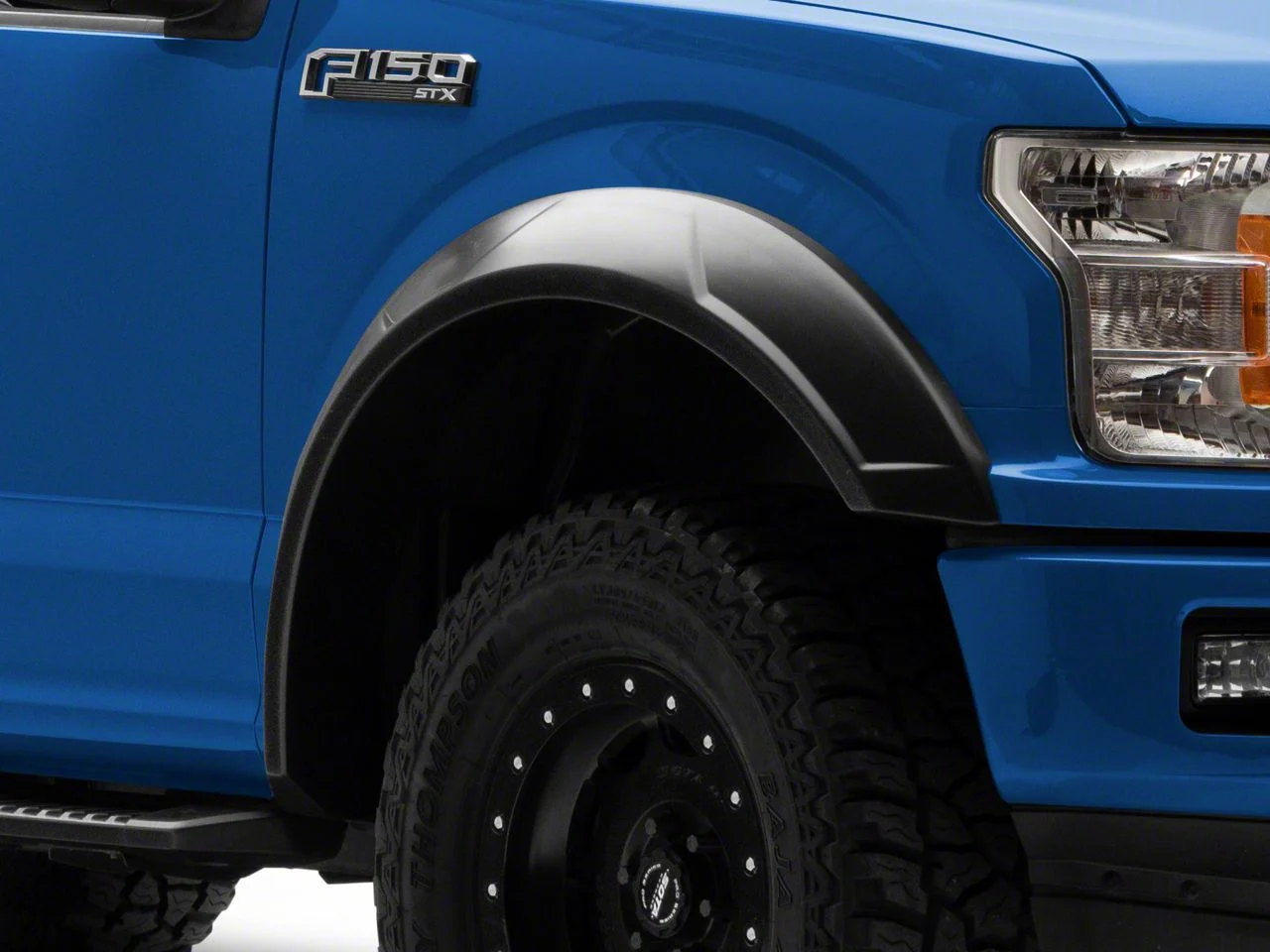 Bushwacker DRT Style Fender Flares; Front and Rear; Matte Black (18-20 F-150, Excluding Raptor)