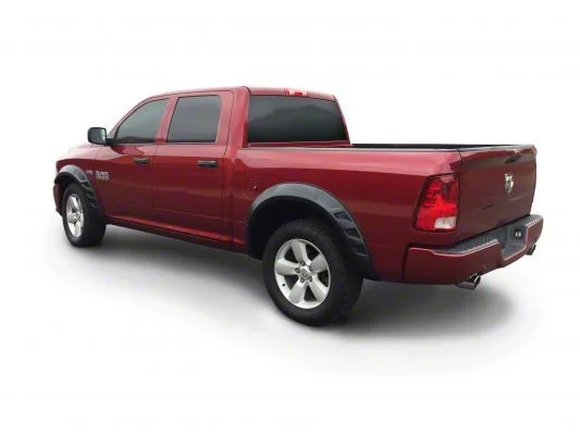 Bushwacker DRT Style Fender Flares; Front and Rear; Matte Black (09-18 RAM 1500, Excluding R/T & Rebel)