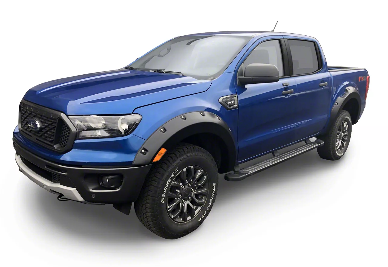 Husky Liners Pocket Style Fender Flares; Matte Black (19-26 Ranger SuperCrew)