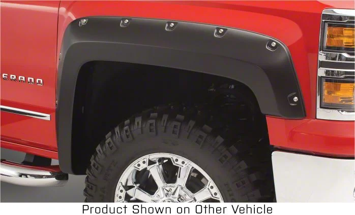 Husky Liners Pocket Style Fender Flares; Matte Black (19-26 Sierra 1500 w/ 5.80-Foot Short Box)