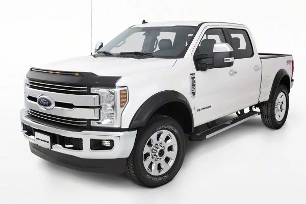 Bushwacker DRT Style Fender Flares; Front and Rear; Matte Black (17-22 F-250 Super Duty)