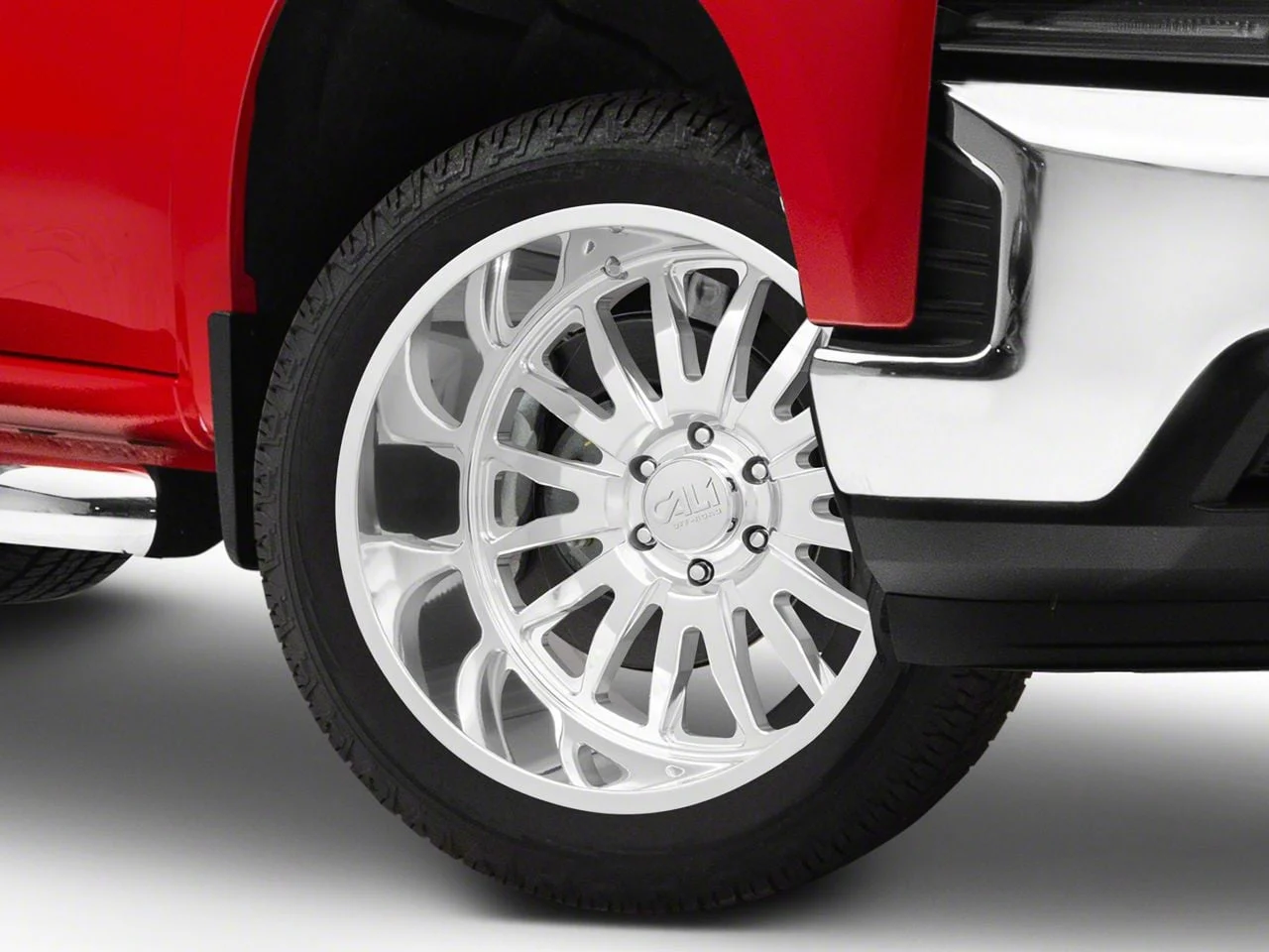 Cali Off-Road Summit Polished 6-Lug Wheel; 22x12; -51mm Offset (19-26 Silverado 1500)