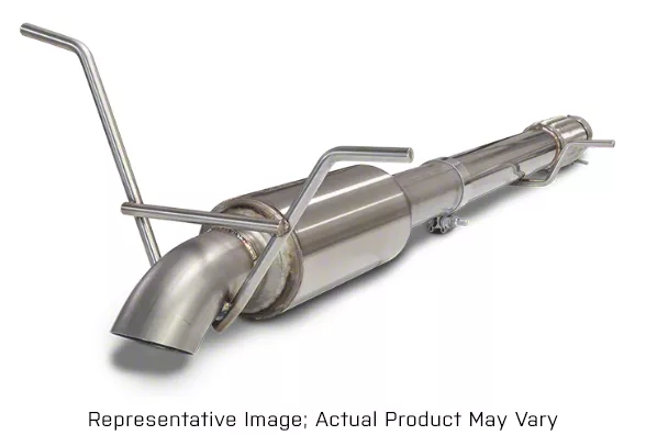Carven Exhaust Competitor Series Dump Style Single Exhaust System; Turn Down (19-26 5.3L Silverado 1500 w/o Factory Dual Exhaust)
