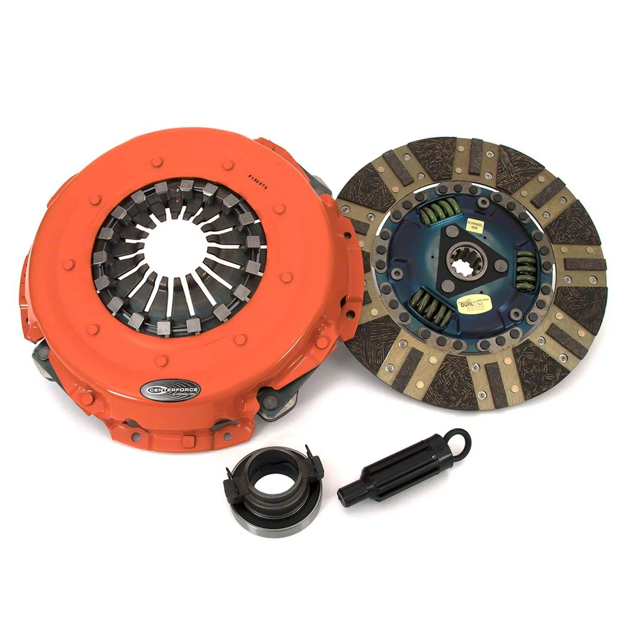 Centerforce Dual Friction Organic/Carbon Clutch Pressure Plate and Disc Kit; 10-Spline (03-06 5.9L RAM 2500)