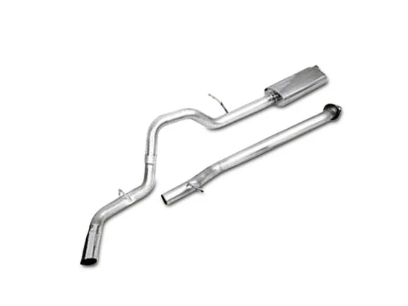 CGS Motorsports Aluminized Single Exhaust System; Side Exit (09-13 5.3L Silverado 1500)