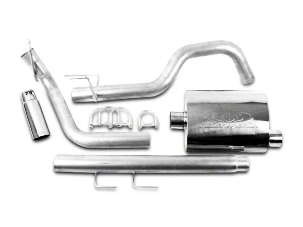 CGS Motorsports Stainless Single Exhaust System; Side Exit (02-05 3.7L RAM 1500)