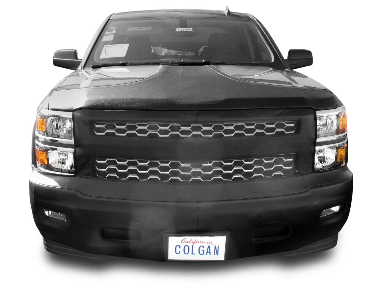 Covercraft Colgan Custom Original Front End Bra; Black Crush (14-15 Silverado 1500 Crew Cab)
