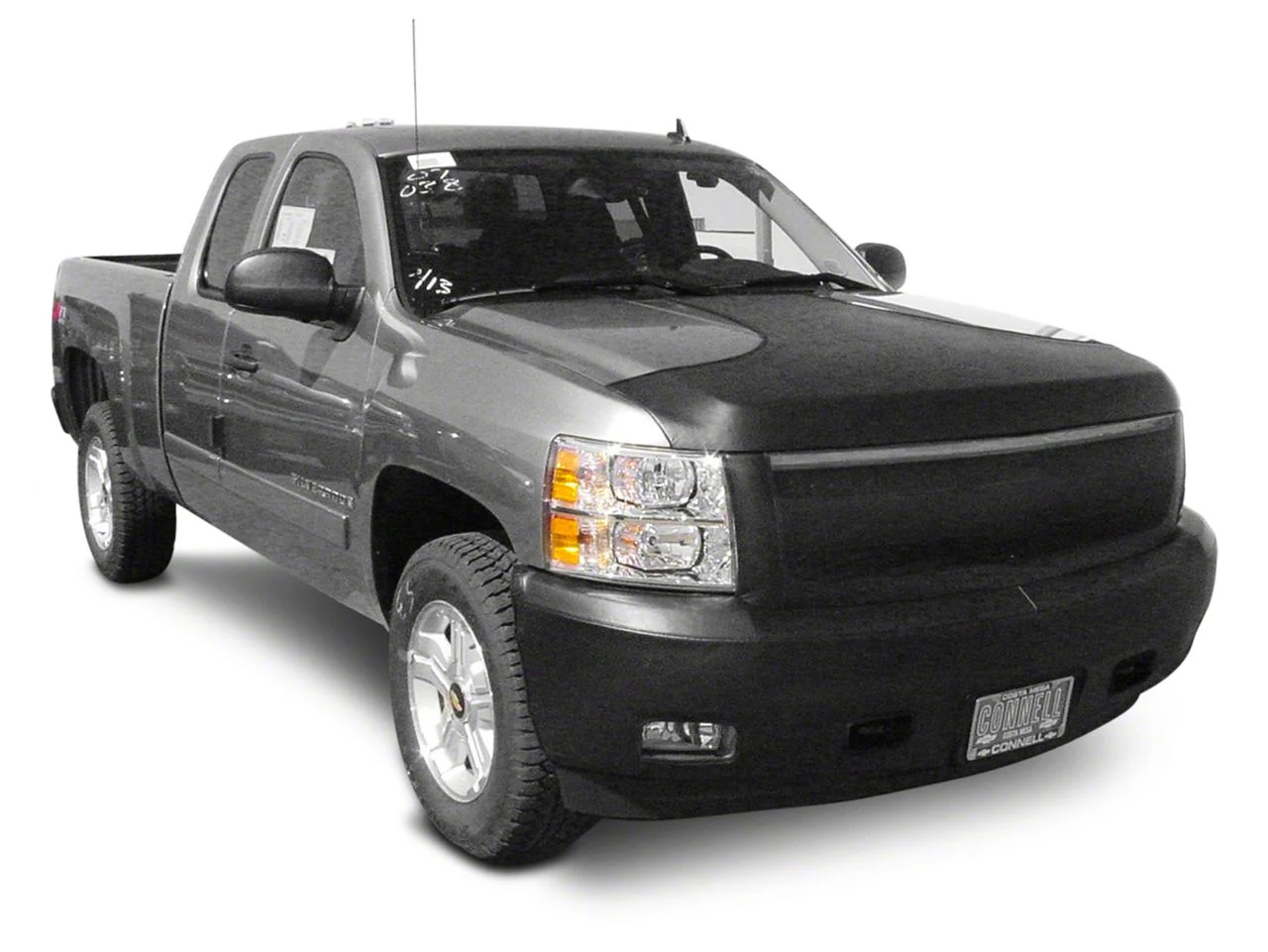 Covercraft Colgan Custom Full Front End Bra; Black Crush (07-09 Silverado 1500)