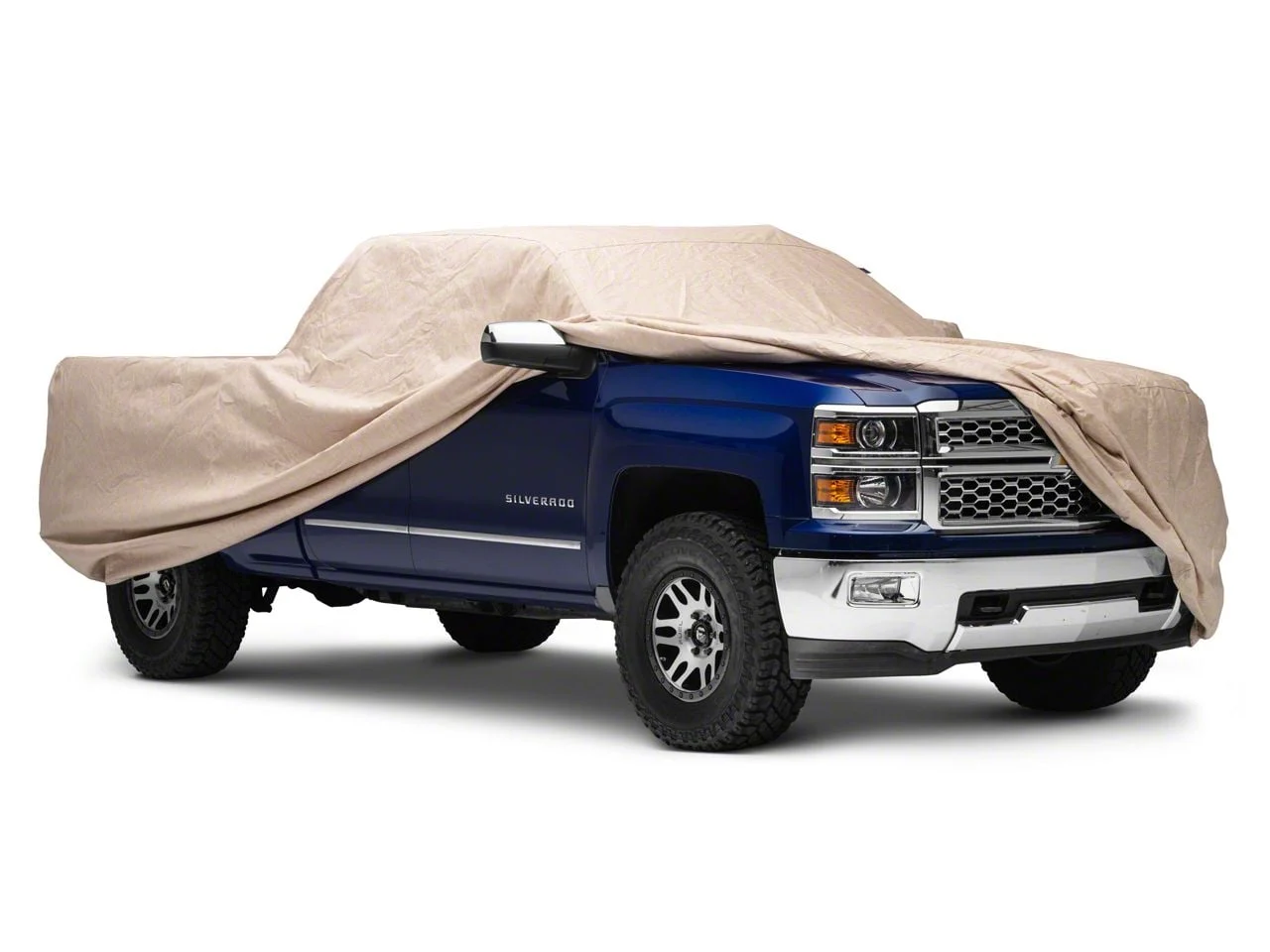 Covercraft Custom Car Covers 3-Layer Moderate Climate Car Cover; Gray (07-18 Silverado 1500)