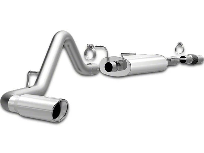 Magnaflow Street Series Single Exhaust System with Polished Tip; Side Exit (14-18 4.3L Silverado 1500)