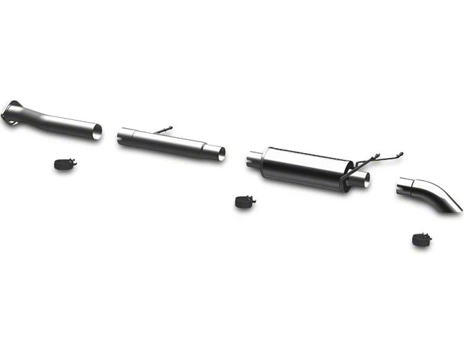 Magnaflow Off Road Pro Series Single Exhaust System; Turn Down (07-13 4.8L Silverado 1500)
