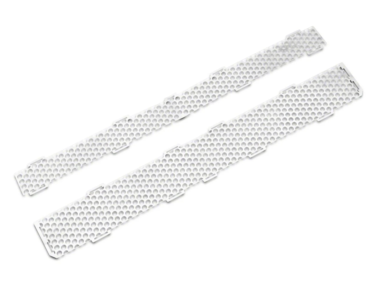 Putco Punch Design Upper Replacement Grilles; Polished (14-15 Silverado 1500 High Country, LTZ)