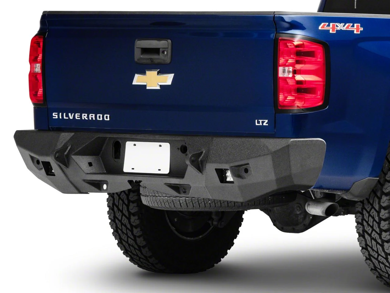 Smittybilt M1 Full Width Rear Bumper; Textured Black (14-15 Silverado 1500)