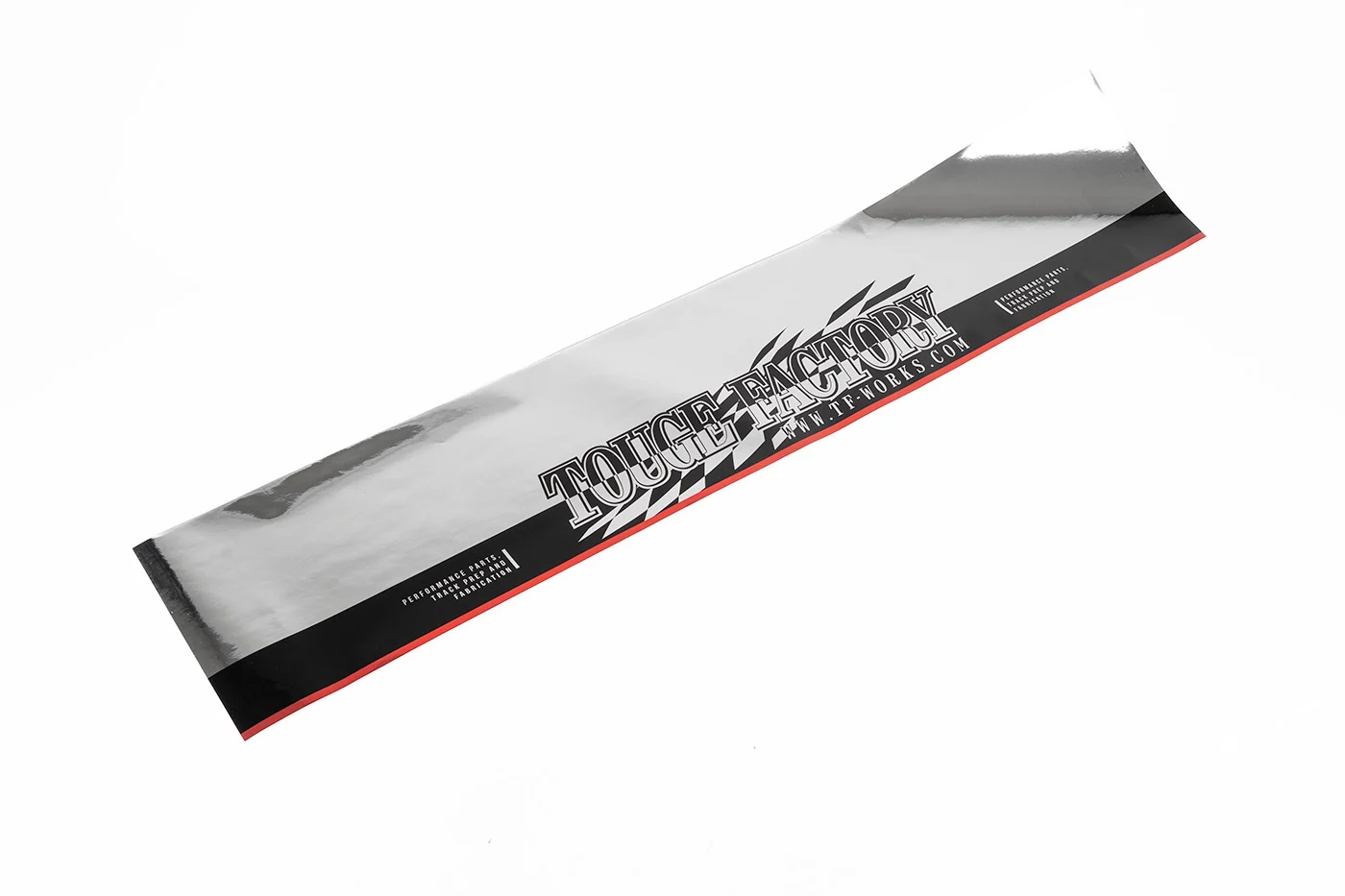 TF-Works / Touge Factory Windshield Banners - Chrome
