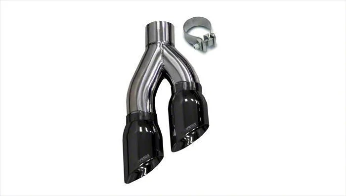 Corsa Performance Twin Pro Series Exhaust Tip; 4-Inch; Black (03-26 RAM 2500 w/ Corsa Exhaust System)