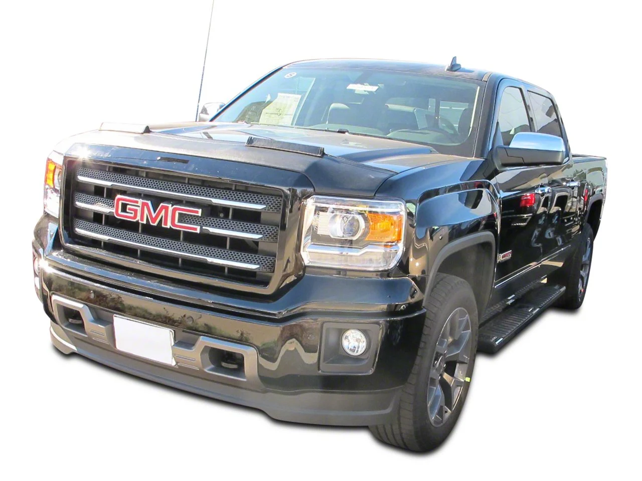 Covercraft Colgan Custom Sport Bra; Black Crush (14-15 Sierra 1500 Denali, SLT Crew Cab)