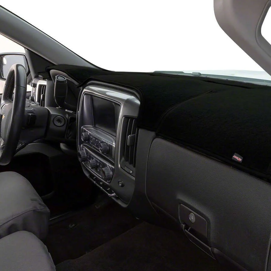 Covercraft Original DashMat Custom Dash Cover; Black (22-26 Sierra 1500 w/ Forward Collision Alert & Heads Up Display)