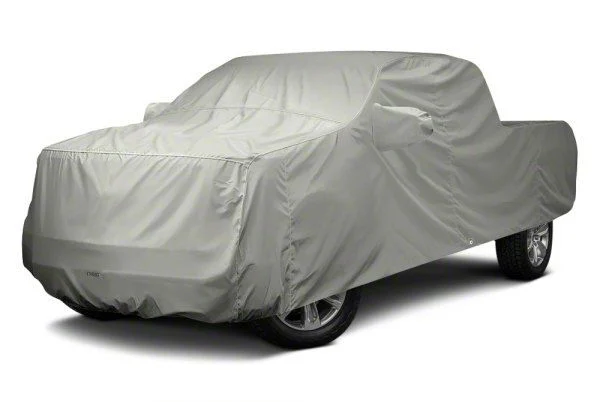 Covercraft Custom Car Covers Polycotton Car Cover; Gray (19-26 RAM 1500, Excluding RHO & TRX)