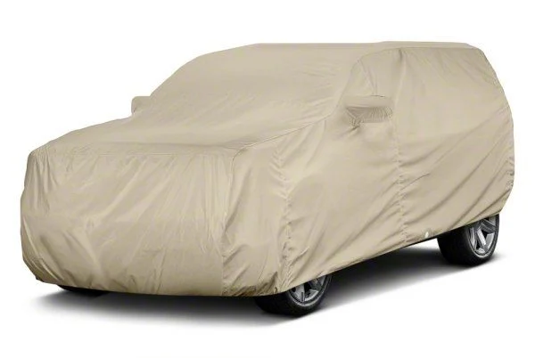 Covercraft Custom Car Covers Flannel Car Cover; Tan (21-26 Tahoe)