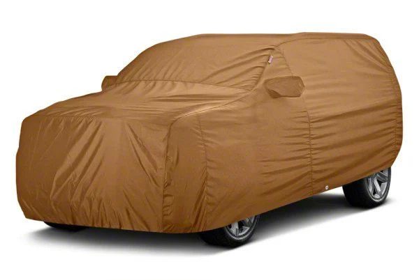 Covercraft Custom Car Covers Sunbrella Car Cover; Toast (07-20 Tahoe w/ Roof Rack)