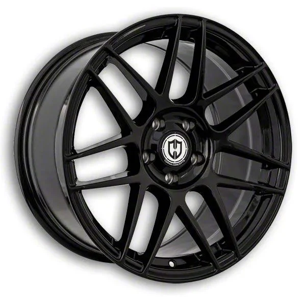 Curva Concepts CFF300 Gloss Black 6-Lug Wheel; 22x9.5; 25mm Offset (21-26 Tahoe)